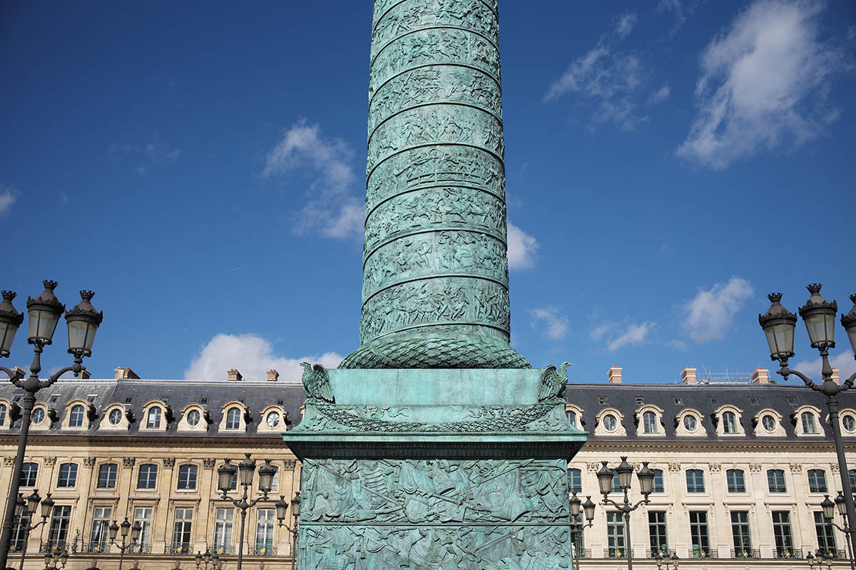 Vendome column regains its splendor to the initiative of the Comité Vendôme and thanks to the patronage of the Ritz.