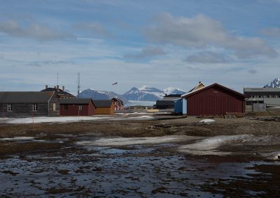 "Outiside view 2", Ny Alesund, Spitzberg Island, Northest Arctic Village, © Loïc Dorez.