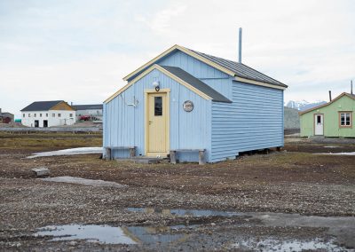 "Arctic house", Ny Alesund, Spitzberg Island, Northest Arctic Village, © Loïc Dorez.