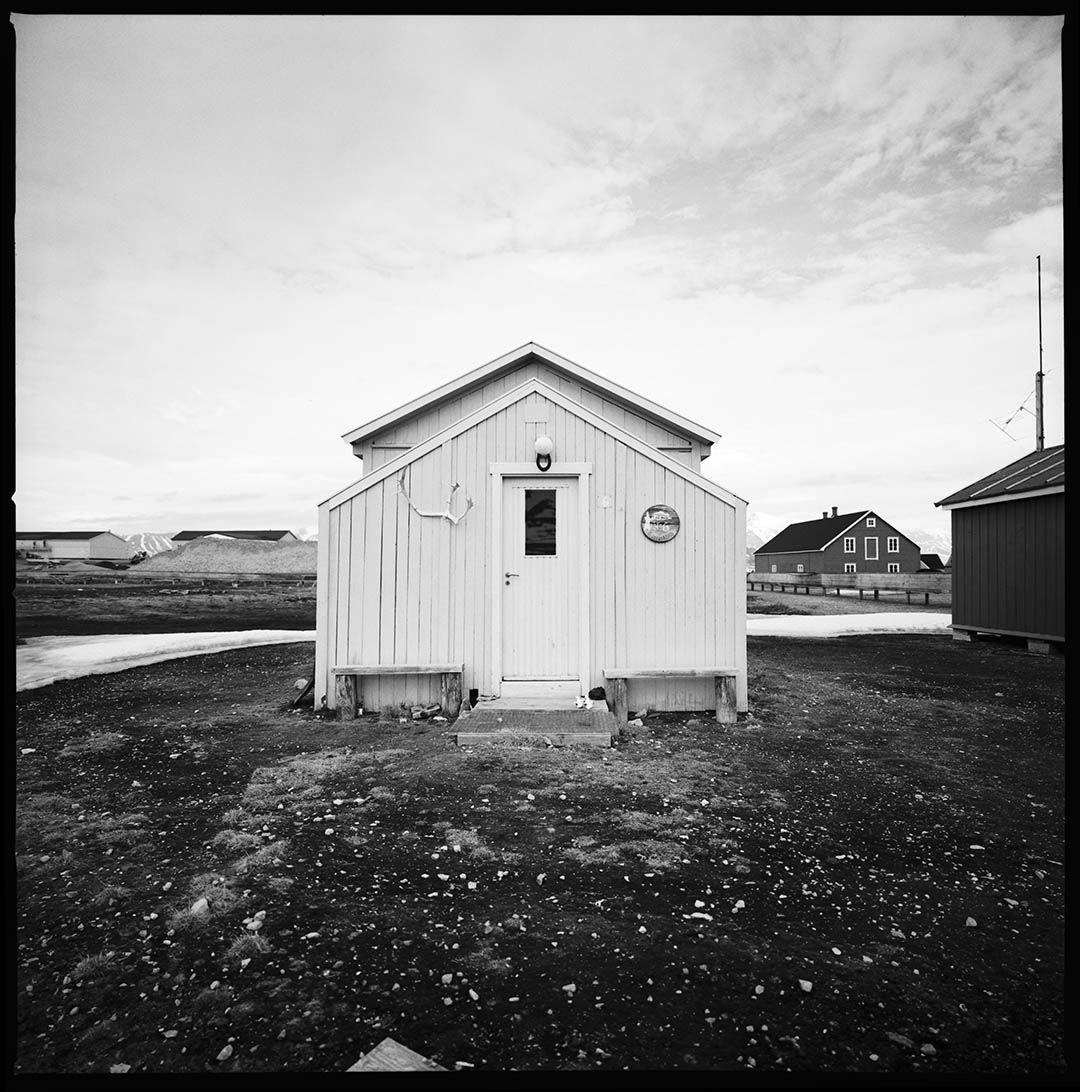 "Arctic house 1", Ny Alesund, Spitzberg Island, Northest Artic Village, © Loïc Dorez.